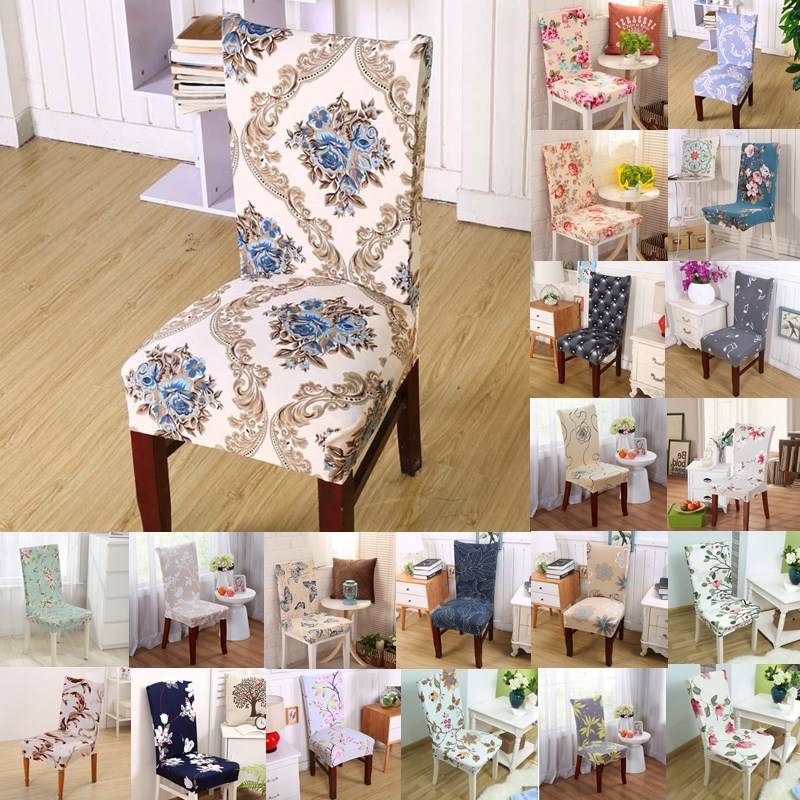 1pcs Leaf Flower Heart Stretch Home Decor Dining Chair Cover Spandex Decoration covering Office Banquet Hotel chair Covers 43022